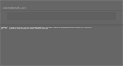 Desktop Screenshot of escamisetasfutbol.com